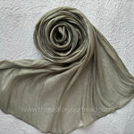 Mint -Diamond Organza shimmer hijab