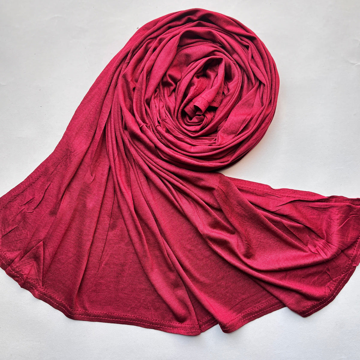 Premium Jersey Hijab - Red