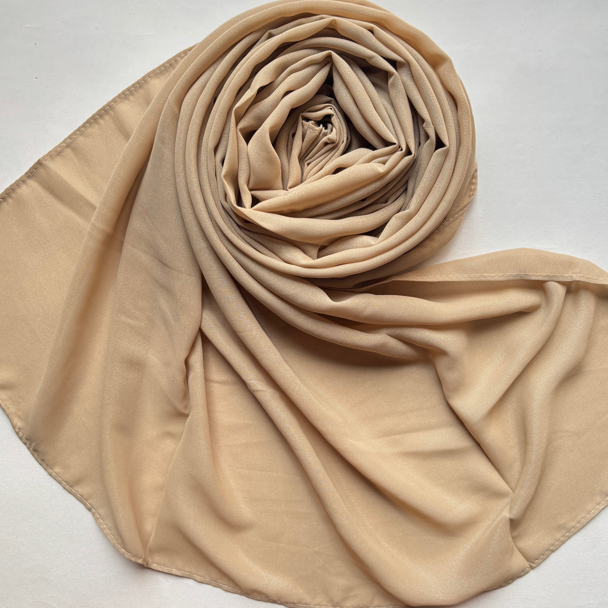 Chiffon Shimmer Hijab - Gold