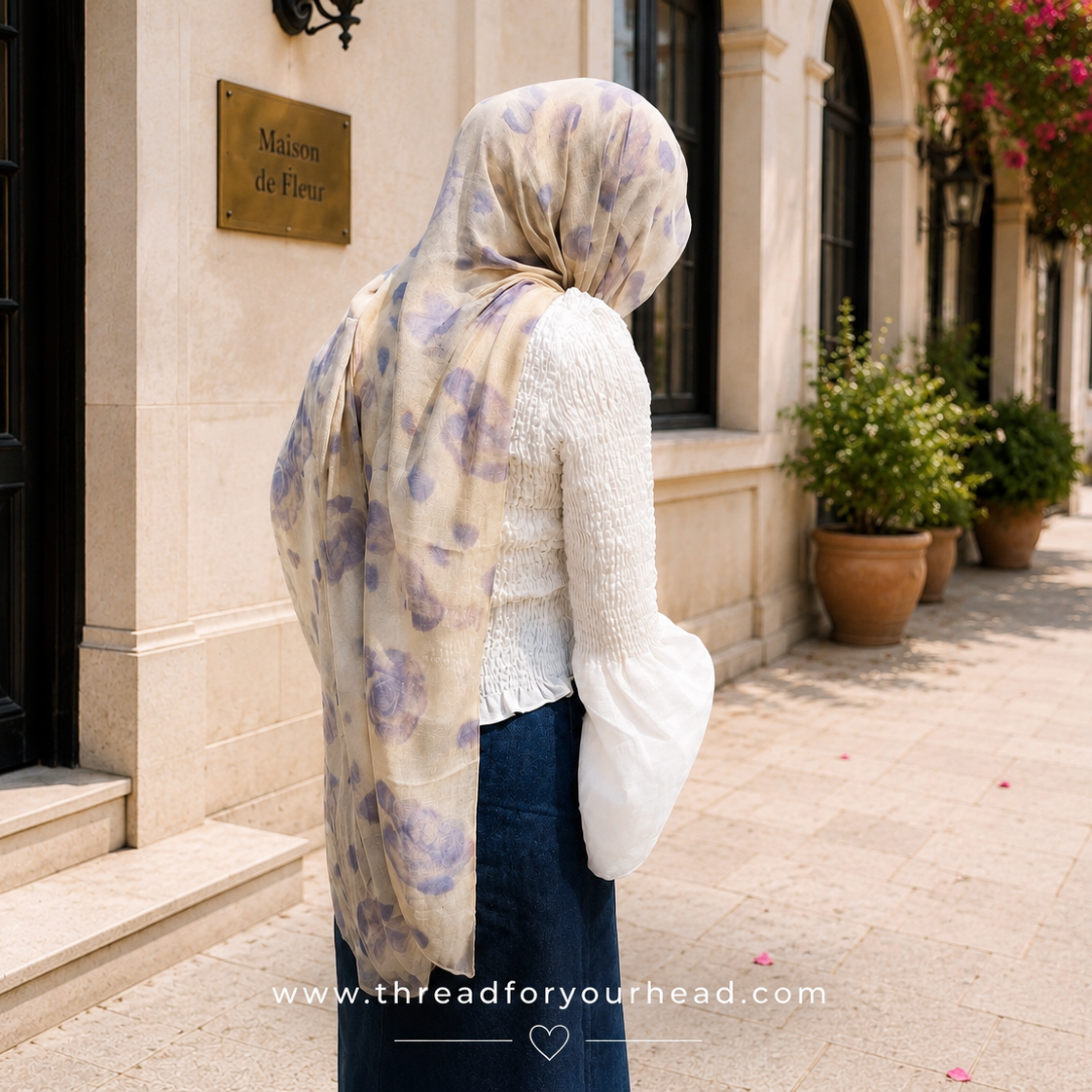 Blossom premium modal hijab