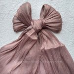 Deep Mauve -Diamond Organza shimmer hijab