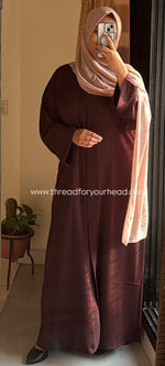Chocolate Brown - Basic Esra Abaya