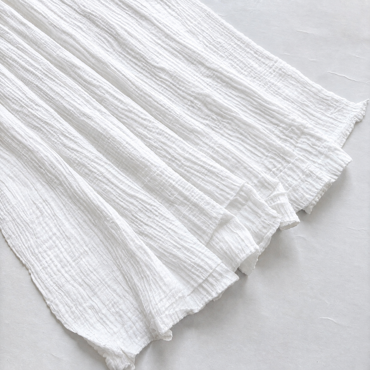 Feather Cotton Hijab - Pure White