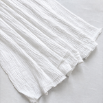 Feather Cotton Hijab - Pure White