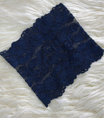 Navy -Lace tube cap