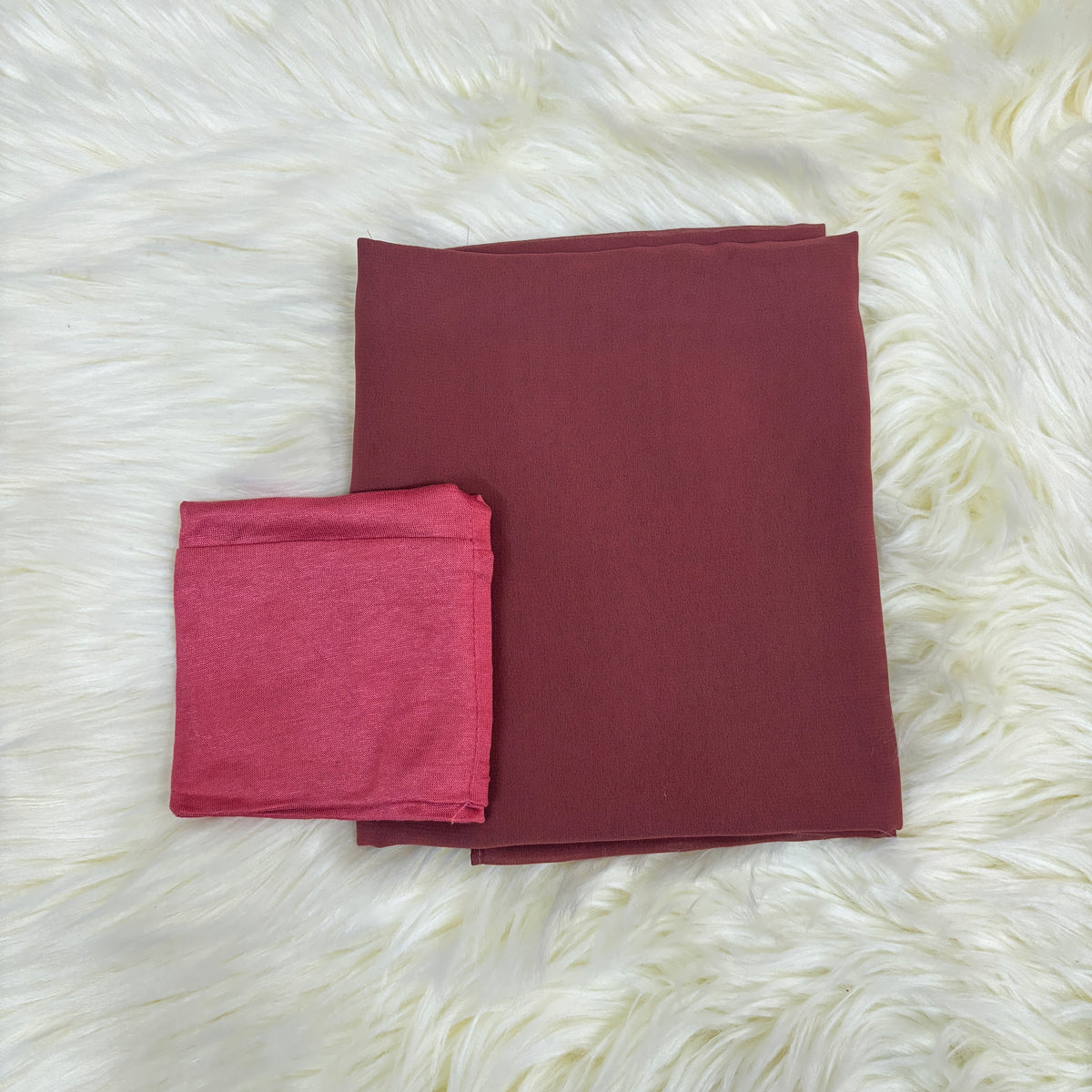 Coral - Hijab & Cap set