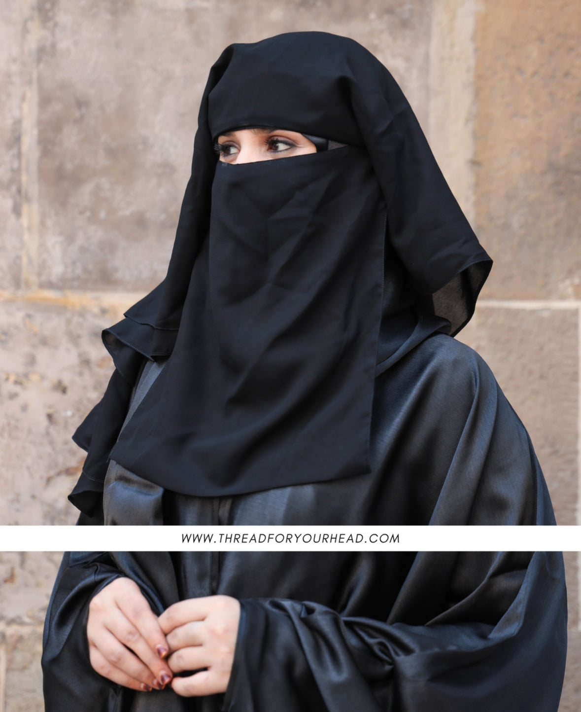 LAYER SAUDI NAQAB - TIE BACK