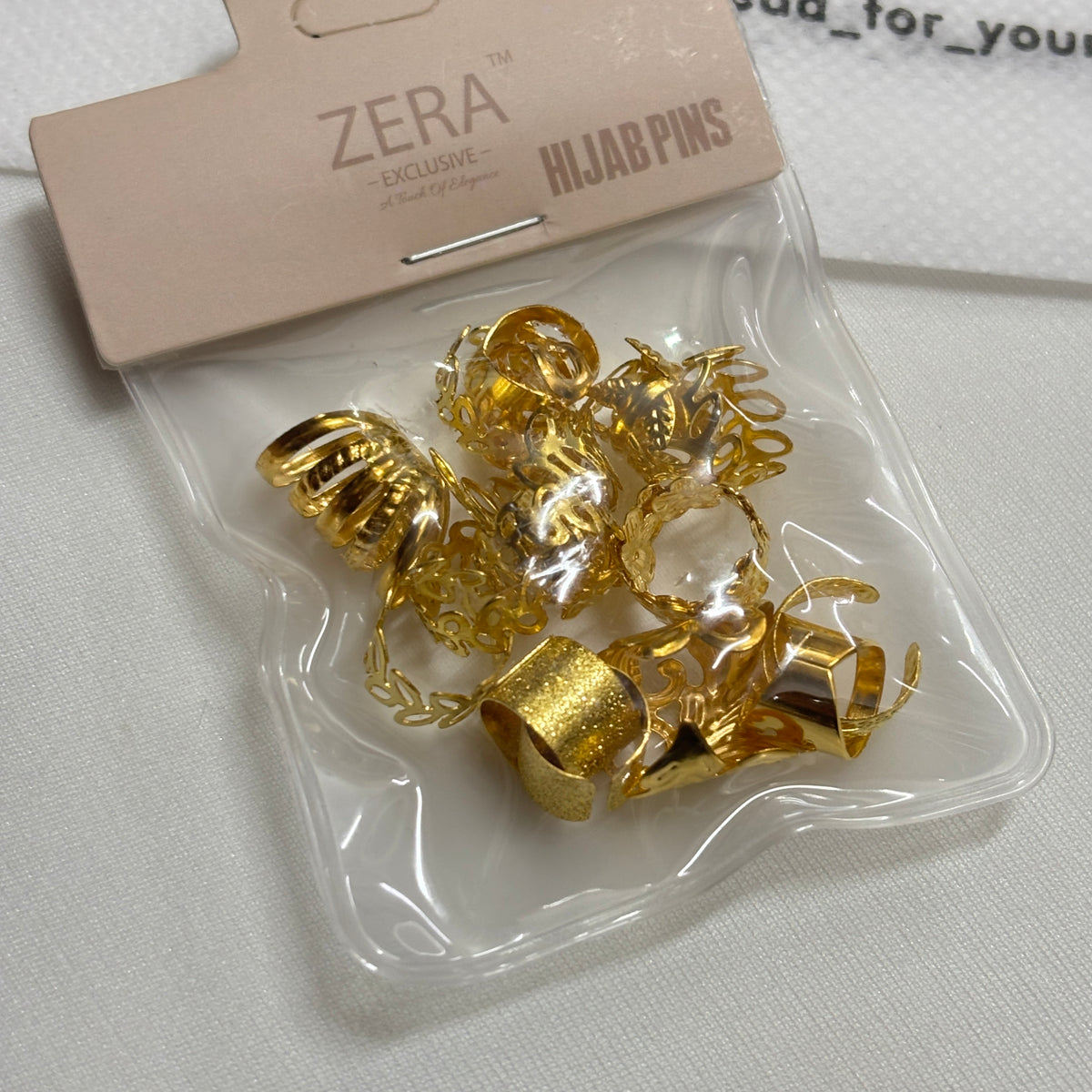Gold Scarf Clip