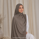 Basic Modal Hijab - Stone Grey