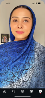 kehkashan- Pashmina printed hijab