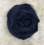 Navy- Modal cotton hijab