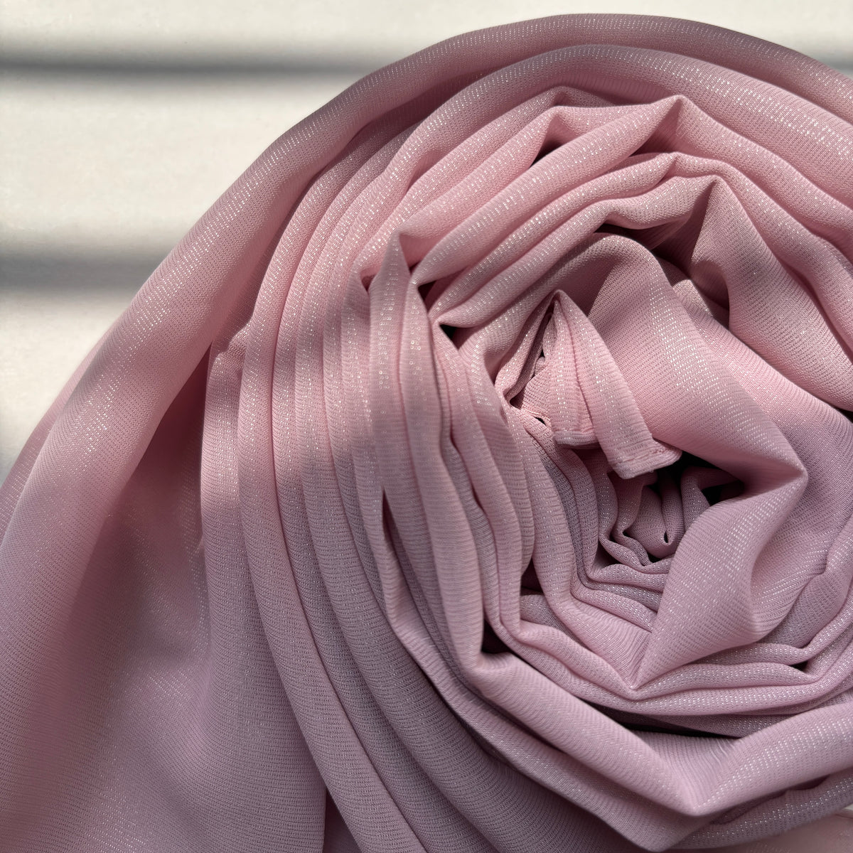 Chiffon Shimmer Hijab - Pink