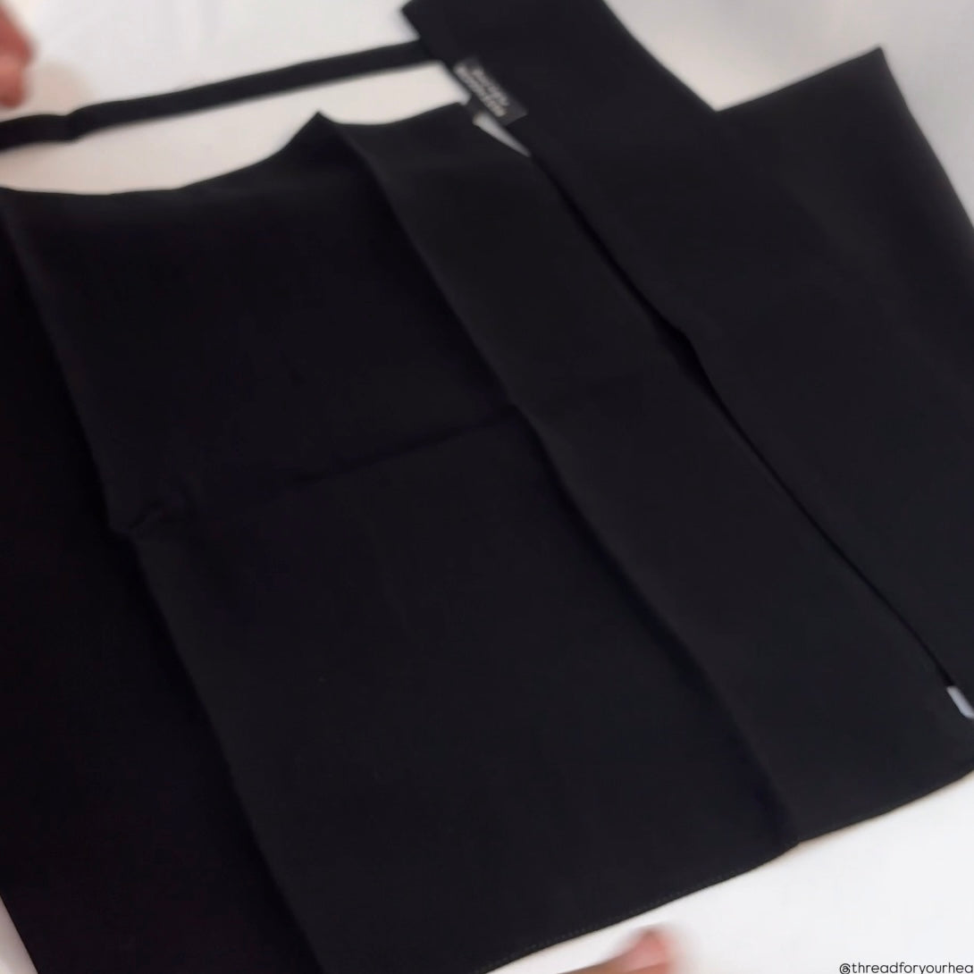 Hijab and Naqab set - Black