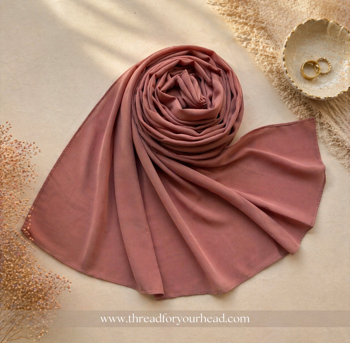 Malaysian Georgette - Rouge