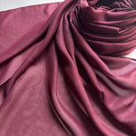 Chiffon Shimmer Hijab - Maroon