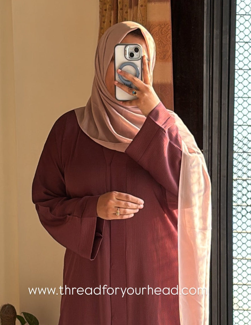 Deep Mauve - Basic Esra Abaya