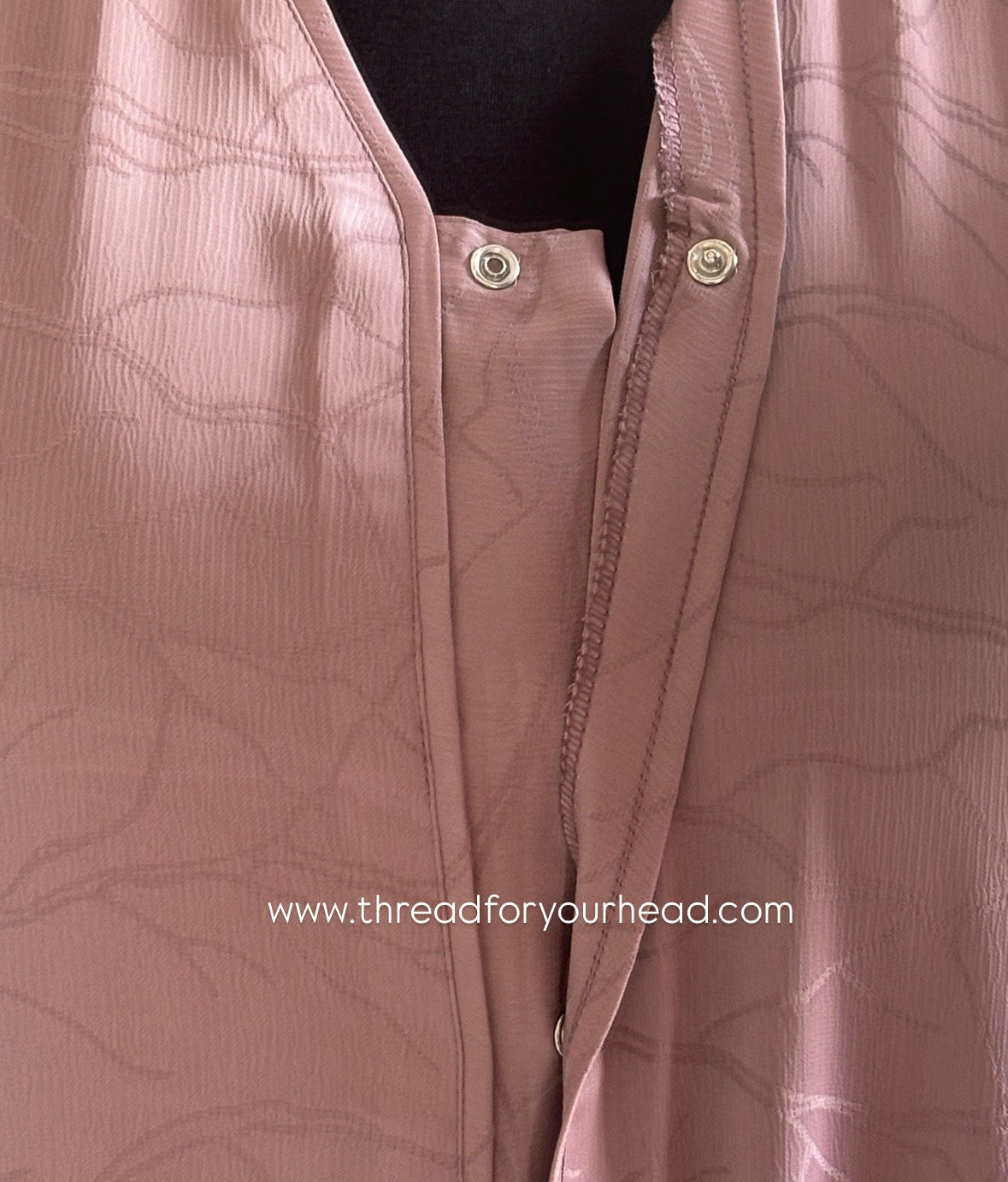 Mauve Pink - Basic Texture Abaya