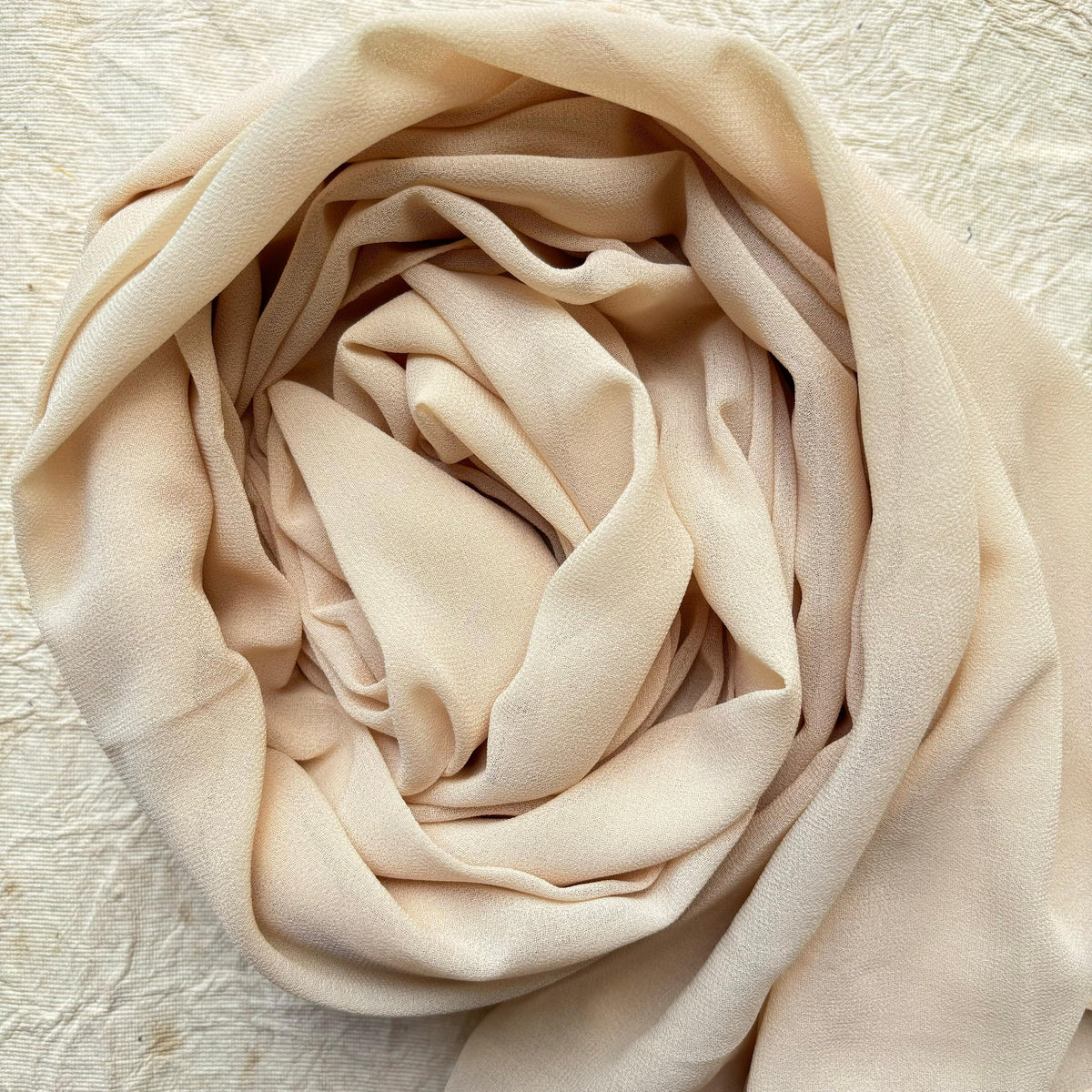 Beige - Tassel Malaysian Georgette Hijab