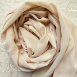 Beige - Tassel Malaysian Georgette Hijab