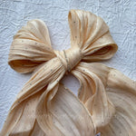 Light Gold -Diamond Organza shimmer hijab