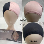 Pink and black- 2 in 1 Tube cap