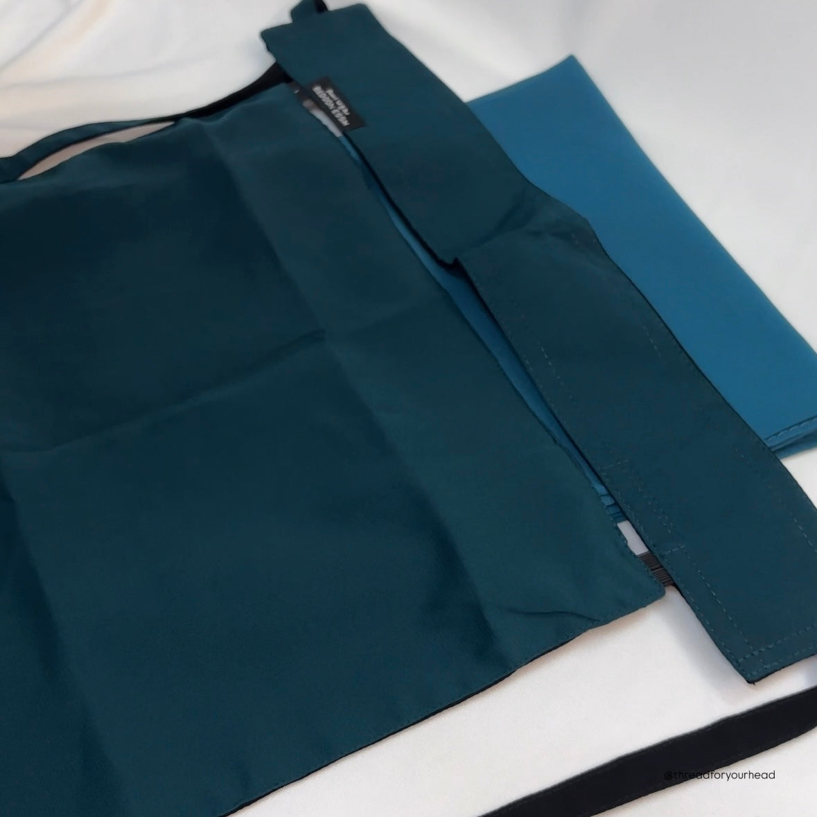 Hijab and Naqab set - Teal blue