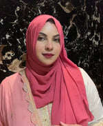 Perky Pink - Premium Georgette