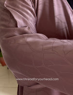 Mauve Pink - Basic Texture Abaya