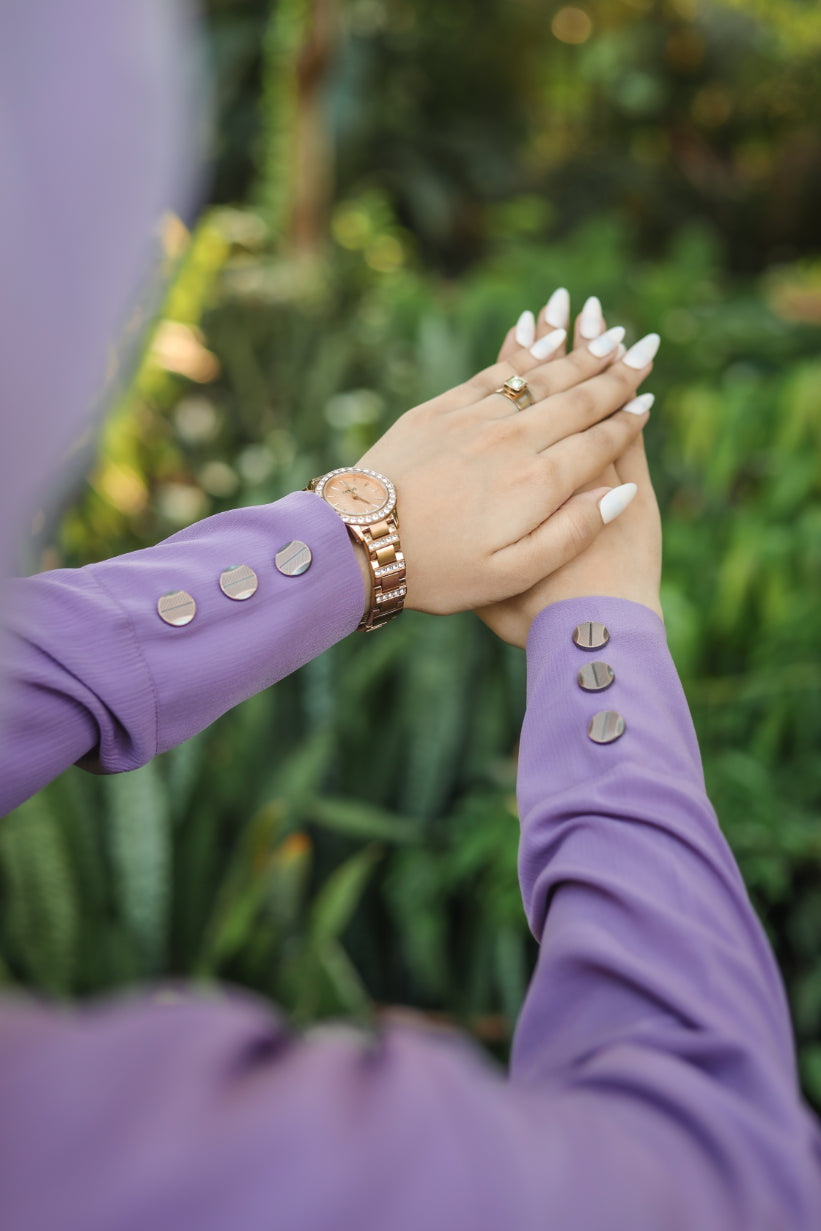 Emel abaya lavander