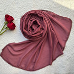 berry - Crochet Georgette hijab