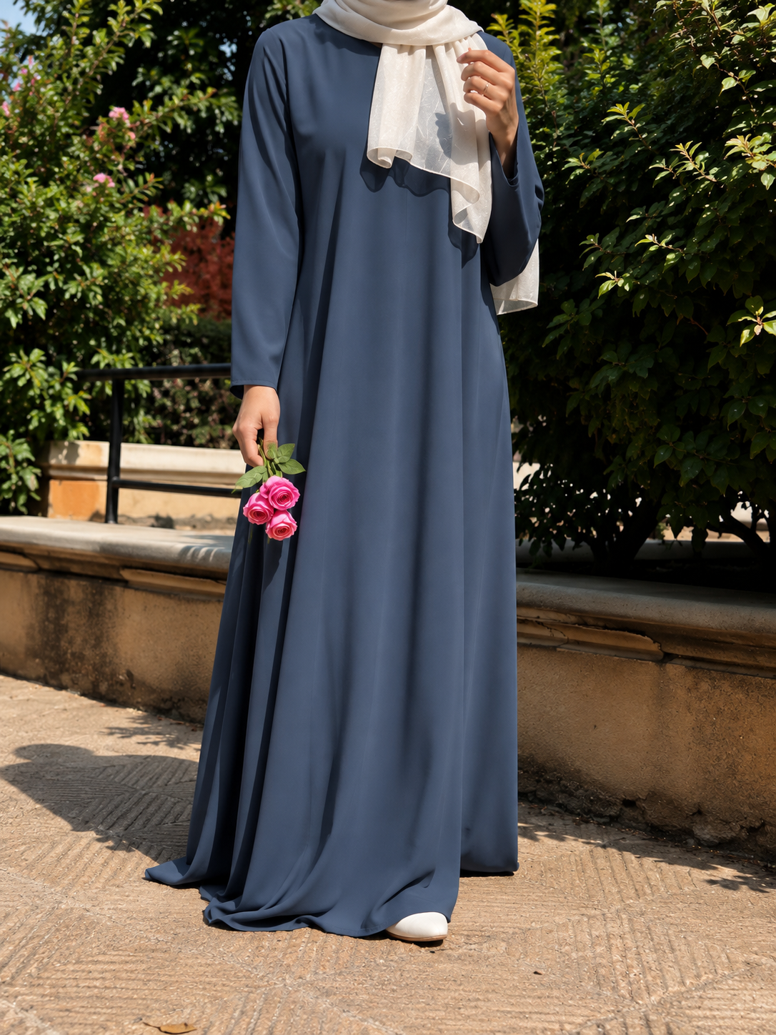 Dark Grey- Basic Abaya
