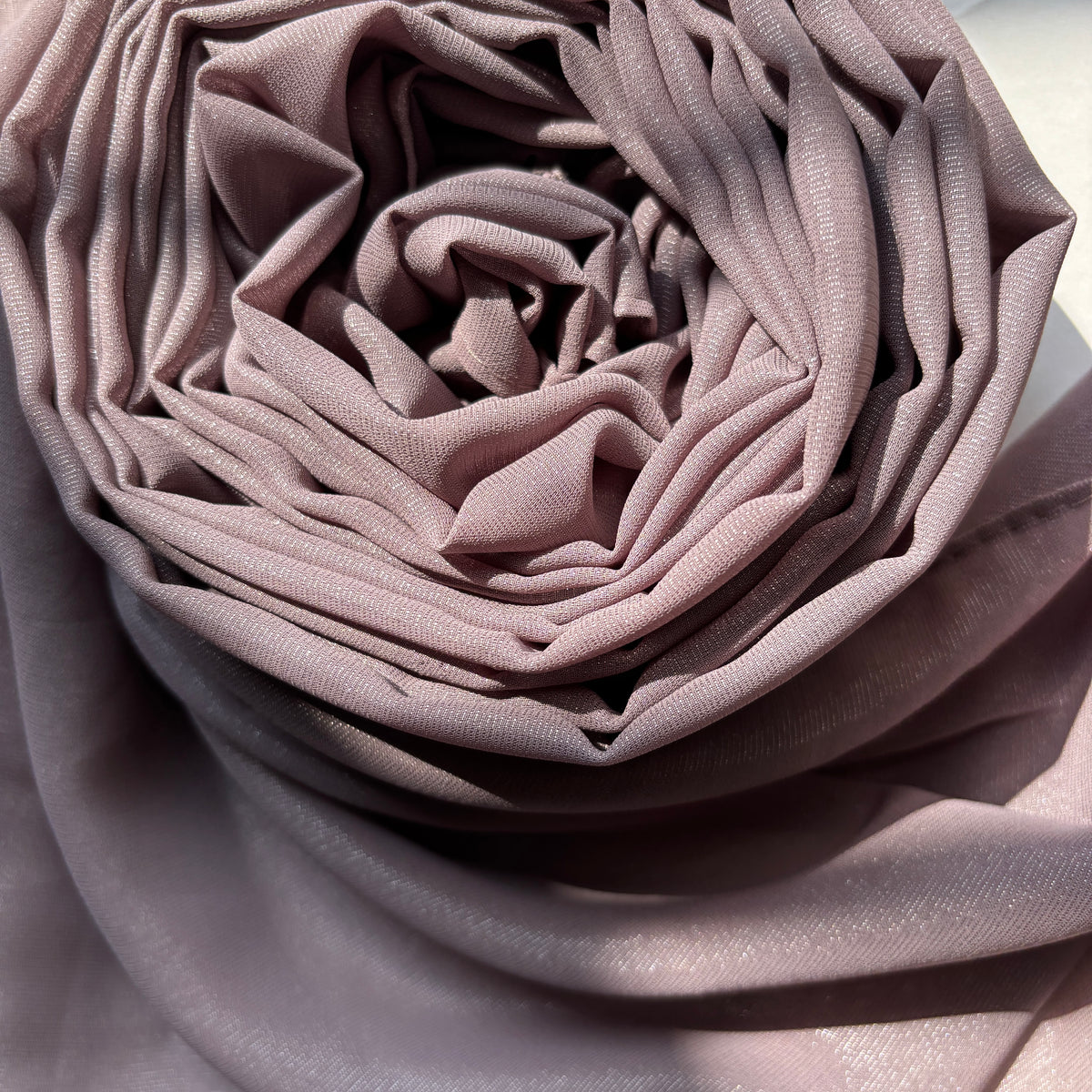 Chiffon Shimmer Hijab - True Grey