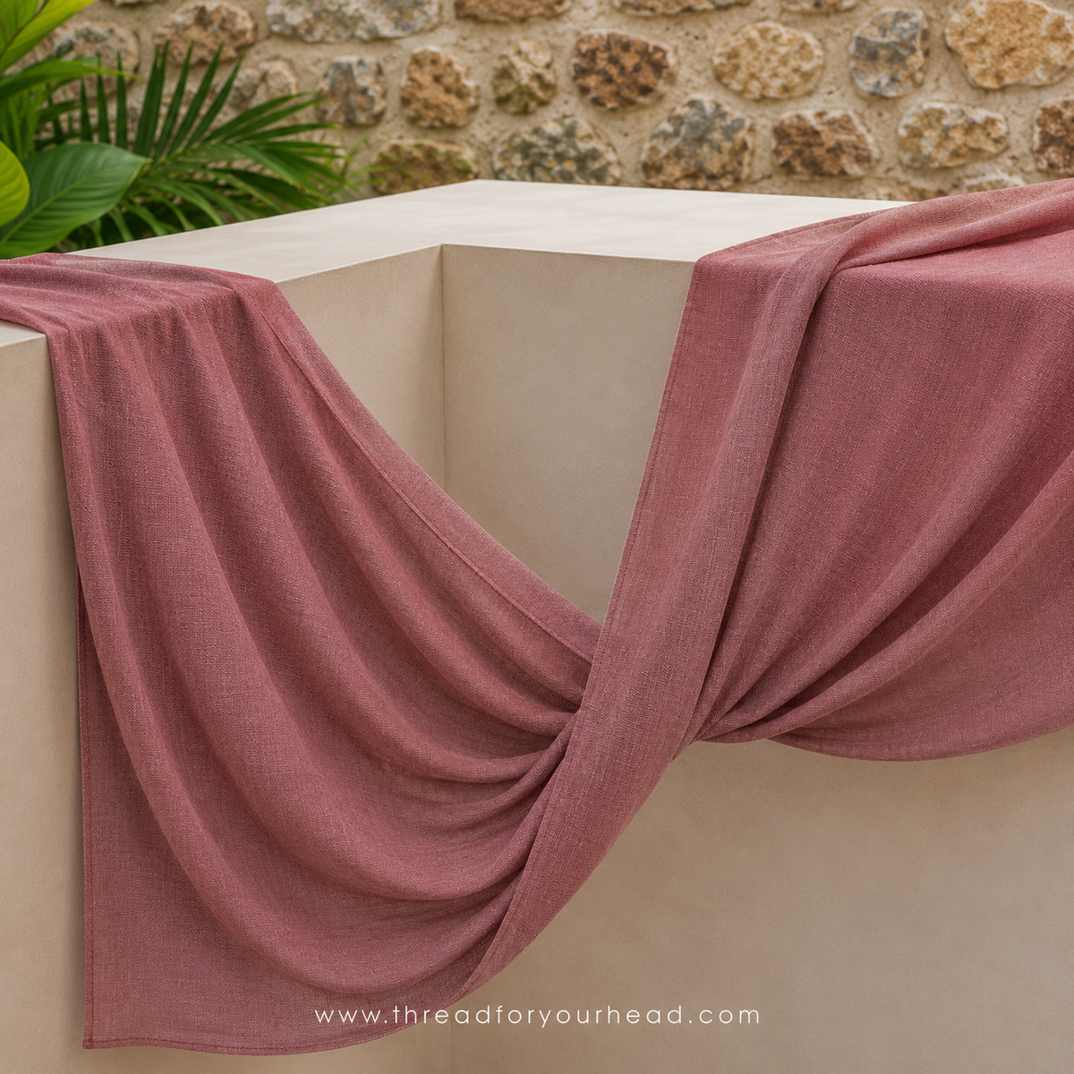 Basic Modal Hijab - Coral