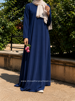 Navy- basic abaya