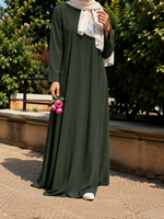 Dark Green basic abaya