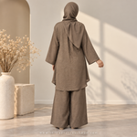 Dark Nude - Modest Co-ord Set