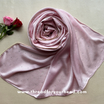 Barbie Pink- Rhinestone satin