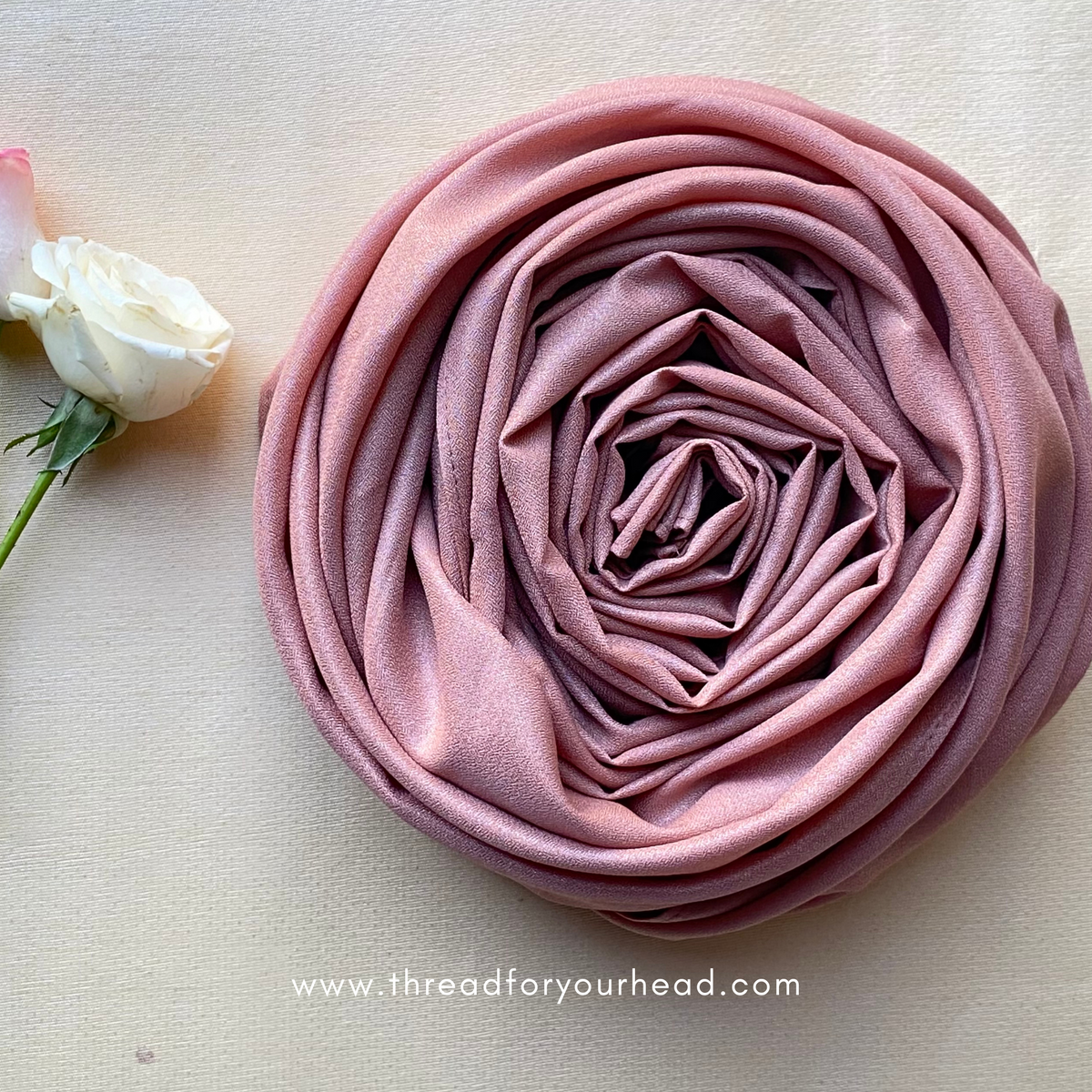 Apricot- Self Shimmer Hijab