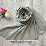 Pistachio - Organza shimmer hijab