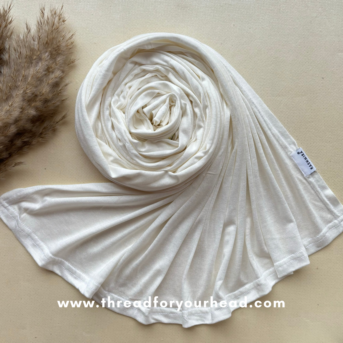 white- jersey hijab