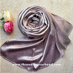 Mauve- Marble Satin