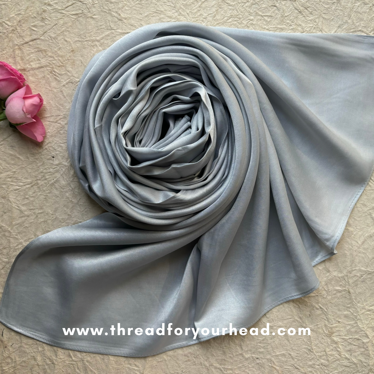 Silver- Turkish Modal Hijab