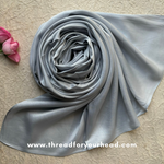 Silver- Turkish Modal Hijab