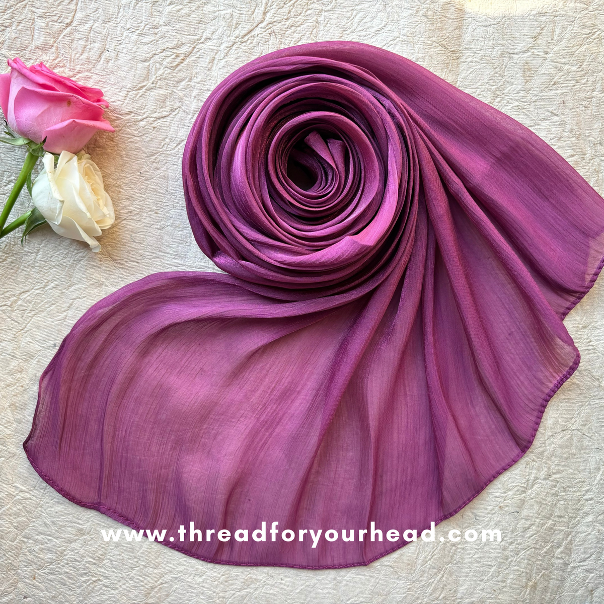 Sin- Organza shimmer hijab