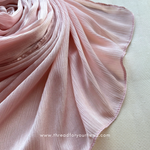 Salmon pink- muna satin