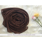 PREMIUM GEORGETTE - BROWN