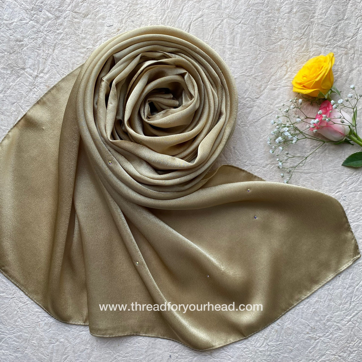Olive Satin diamond