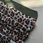 Leopard Printed Cotton - Forest Green