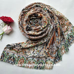 Persian Printed Cotton - Olive