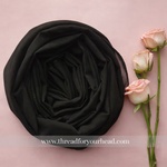 Malaysian Georgette - Black